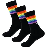 Björn Borg Core Crew Sock 3-pack Zwart | Maat: 41-45