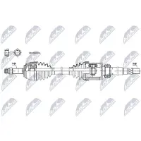 NTY NPW-NS-223 Aandrijfas