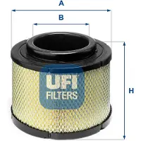 Ufi 27.B90.00 Luchtfilter