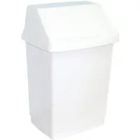 Curver Click-it Serie - Prullenbak - 15L - Wit - Kunststof