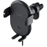 IOttie Auto Sense 2 - Houder Ventilatierooster - Verstelbare Telefoonhouder Auto - 10W Draadloos Opladen Qi2 - Zwart