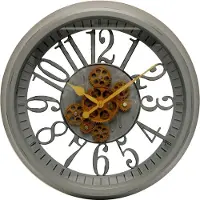 Technoline Quarzwanduhr WT1580 grau