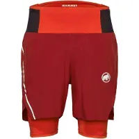 Mammut - Trail / Running kleding - Aenergy TR 2 in 1 Shorts Men Dark Red Black voor Heren - Maat S - Rood