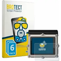 BROTECT - Screenprotector voor Shearwater Petrel 3 dive computer - Folie Beschermfolie matte 6 Stuks