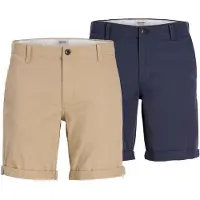 Jack & Jones Chino beige / donkerblauw