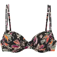 Buffalo Bikinitop beige / donkergroen / oranje / zwart