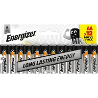 Energizer Everyday Mignon LR06 AA alkaline batterijen 12 stuks