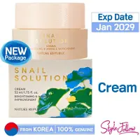 Nature Republic Snail Solution Face Cream – Regenererende gezichtscrème met slakkenslijm 52 ml