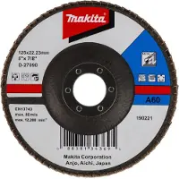 Makita Lamellenschuurschijf 125X22 K60 - D-27090