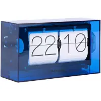 Karlsson Klok Boxed Flip Acrylic Dark Blue