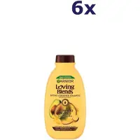 Garnier Loving Blends Avocado Olie & Karité Boter shampoo - 6 x 300 ml - voordeelverpakking