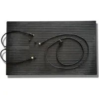 Quality Heating - verwarmde droogloopmat - rubberen - koppelbare - infrarood warmtemat - Waterbestendig - 60 x 100 cm - 300Watt