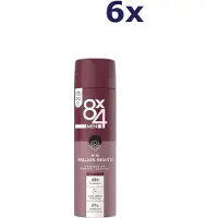 8x4 6x Deospray Men - No.18 Millions Nights 150 ml