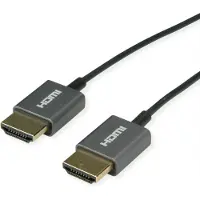 Roline HDMI Ultra HD Kabel met Ethernet, M/M, zwart, 2 m