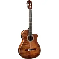 Cordoba Fusion 12 Exotic Top Cinnamon Burst elektrisch-akoestische klassieke gitaar