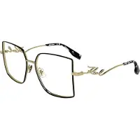 Karl Lagerfeld KL359 N 55/16/140 Glanzend Gouden Metalen Bril Vrouw KL359 N