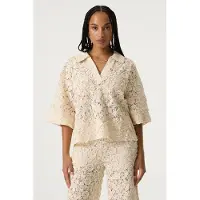 Garcia Jeans dames polo's 4369.03.0008 ecru
