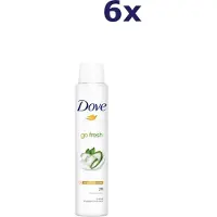 Dove 6x Deo spray - 200ml - go fresh cucumber & green tea