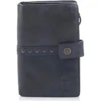 Bear design Sanne Portemonnee CL15087 - Blue – Van leer – Sanne CL15087 is een leren portemonnee voor wie graag extra ruimte en overzicht wil combineren met een opvallende afwerking