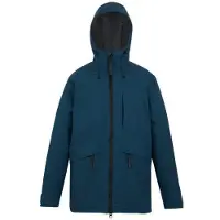 Regatta Heren Balaton geïsoleerd waterdicht jack (Maanlicht denim/zwart)