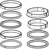 Oras Dichtingset, type 1001264V, reserveonderdeel geschikt voor sanitairkranen, 1 stuk.
