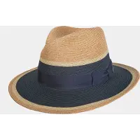Hatland Emeric - Toyo hoed - Marine blauw - Assorti - M