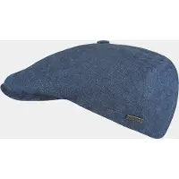 Hatland Emad - Linnen flatcap - Marine blauw - Assorti - M