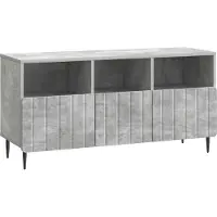 vidaXL TV Kast met lade Betongrijs 102 x 34,5 x 50 cm Bewerkt hout