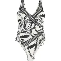 Next Shaping-badpak zwart / wit
