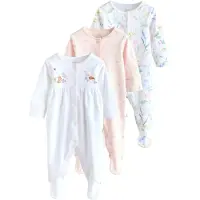Next Rompertje/body gemengde kleuren / rosé / wit