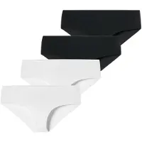 Schiesser Broekje ' Invisible Light ' zwart / wit