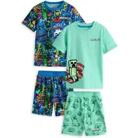 Next Nachtkledij blauw / turquoise / geel / zwart