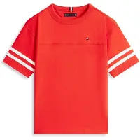 Tommy Hilfiger T-shirt rood Jongens Katoen Ronde hals Meerkleurig - maat 164