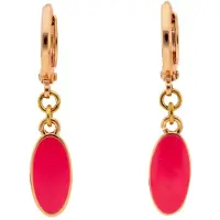 IZIA Oorbellen goud / pink