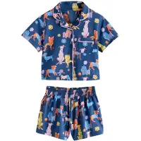 Next Nachtkledij navy / geel / sering / donkeroranje