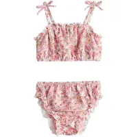 Next Bikini kaki / lichtoranje / oudroze / wit