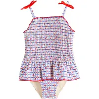 Next - Meisjes - Gerimpeld badpak - Rood