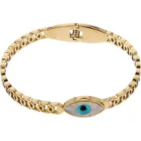 IZIA Armband turquoise / goud