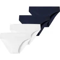 Schiesser Slip ' Invisible Light ' nachtblauw / wit