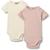 Wheat Rompertje/body 'Maren' beige / rosé