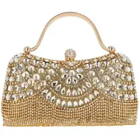 Faina Clutch champagne / goud