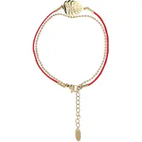 IZIA Armband goud / rood