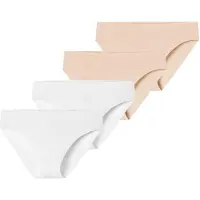 Schiesser Slip ' Invisible Light ' nude / sand / wit