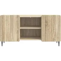 vidaXL TV Kast 102 x 34,5 x 52 cm Sonoma Eiken Bewerkt hout