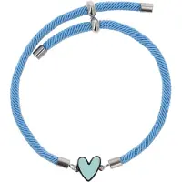 IZIA Armband lichtblauw / zilver