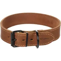 Flamingo - Hond Halsband Montana Cognac XXL 53-63cm 40mm