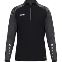 Jako Sonic Ziptop Heren - Zwart / Antraciet | Maat: XL