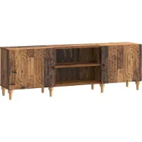 vidaXL TV Kast Oud hout 150 x 31 x 50 cm Bewerkt hout