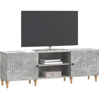 vidaXL TV Kast 150 x 31 x 50 cm Betongrijs Bewerkt hout