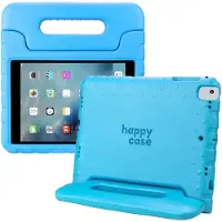 HappyCase Kinder Tablethoes Geschikt voor Apple iPad 9.7 2017/2018/Air/Air 2 | Kindvriendelijke Hoes | Beschemhoes | Kinderhoes | met Handvat en Standaard | Blauw